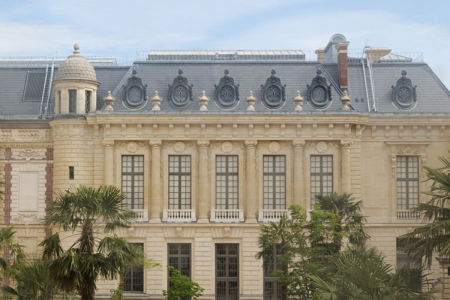 BnF - Site Richelieu - façade de l'entrée Vivienne